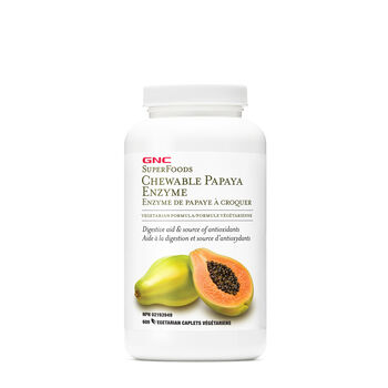 Enzyme de papaye &agrave; croquer  | GNC